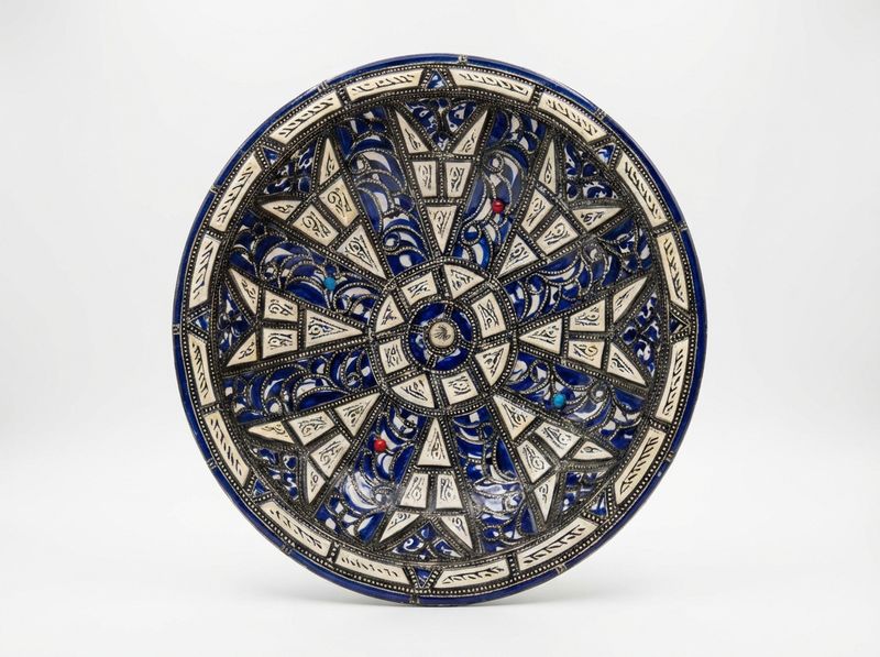 The 'Cobalt Star' Fes Ceramic Wall Charger