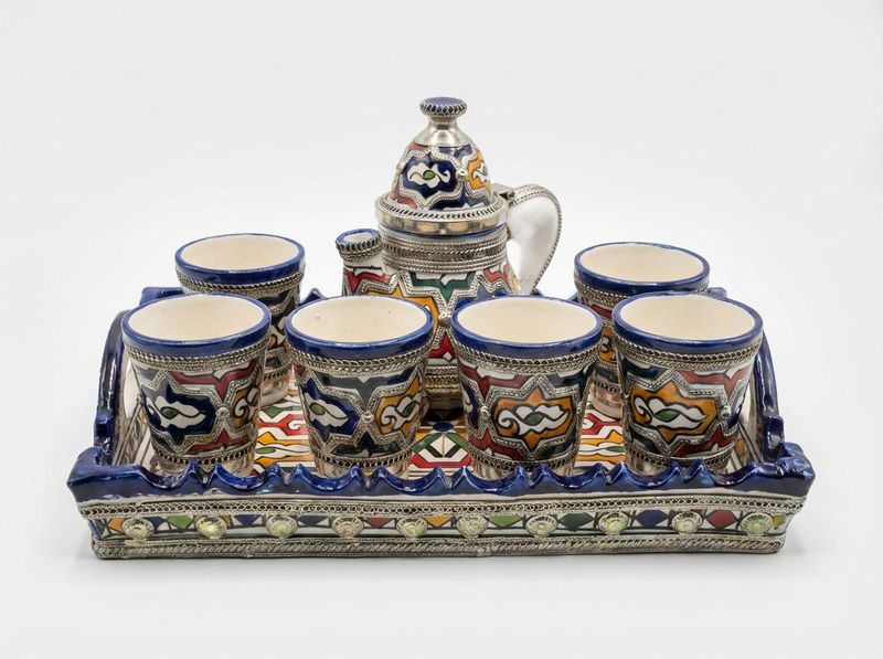 The Royal Fassi Filigree & Enamel Tea Service