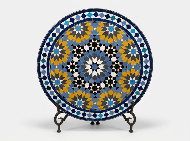 The 'Atlas Starburst' Zellige Mosaic Tabletop