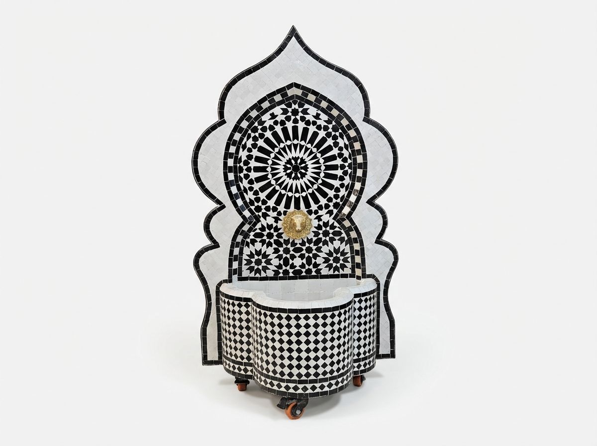 The Midnight Star Zellige Fountain view 2