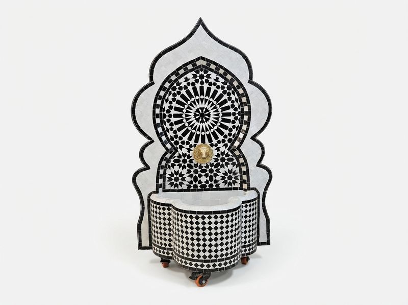 The Midnight Star Zellige Fountain