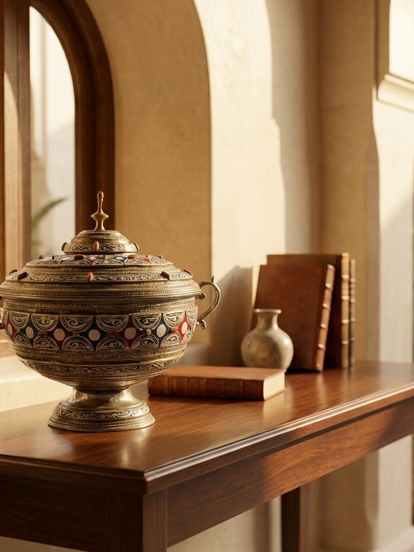 The Fez Jewel: Enamelled Silver & Coral Tureen