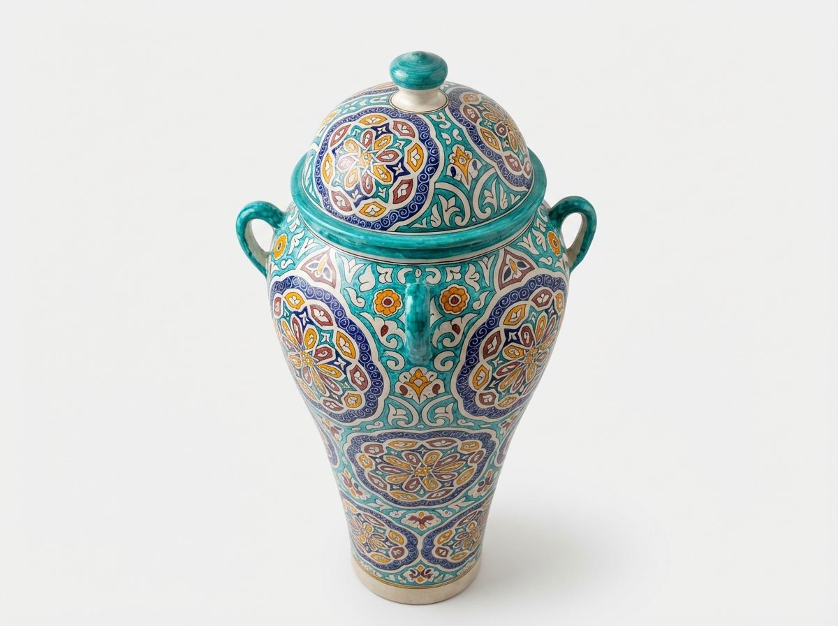 The Azure Fassi Palace Urn view 3