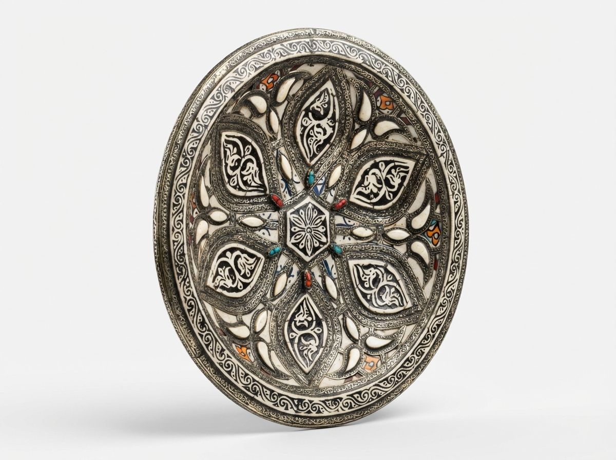 The Royal Fez Bone Inlay Ceremonial Platter view 3