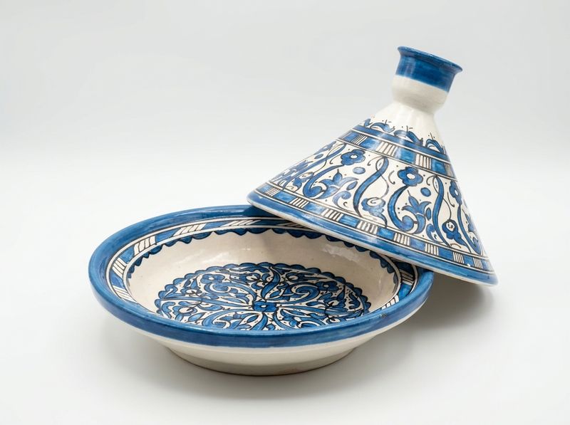 Fes Sapphire Arabesque Serving Tagine
