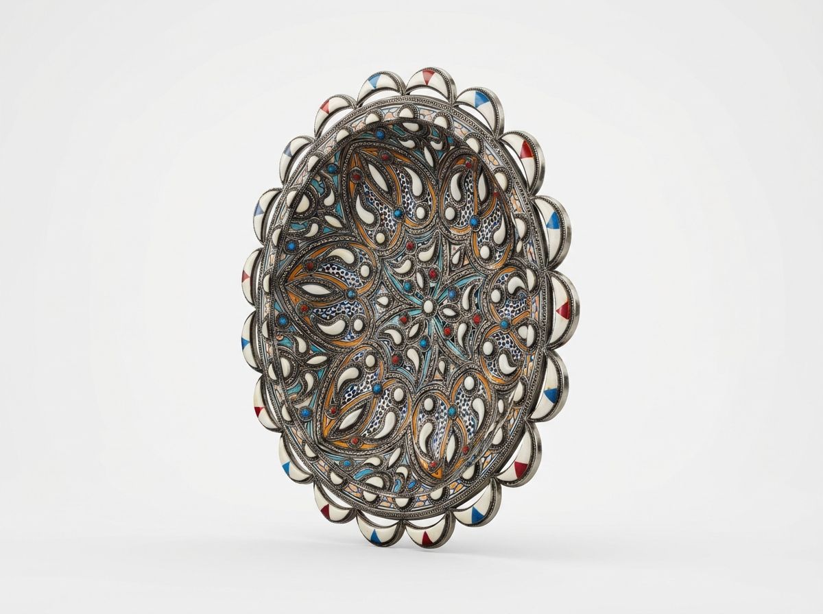 The Safi Filigree & Jewel Wall Charger view 3