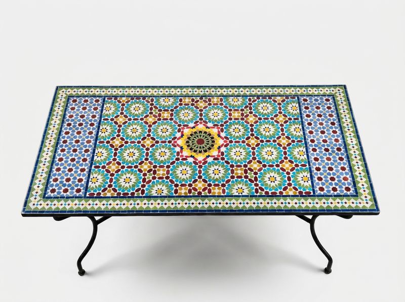 The Fez Royal Star Zellige Dining Table