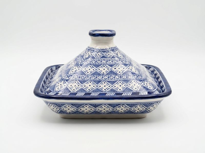 The Fassi Geometric Square Serving Tagine
