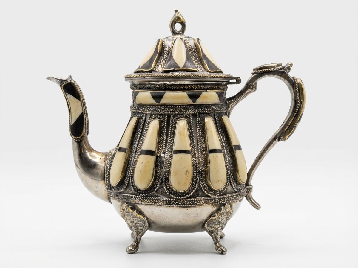 The Royal Atlas Inlay Teapot view 2