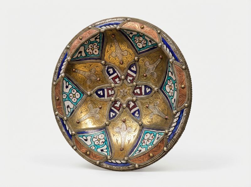 The Royal Fes Filigree & Enamel Centerpiece Bowl