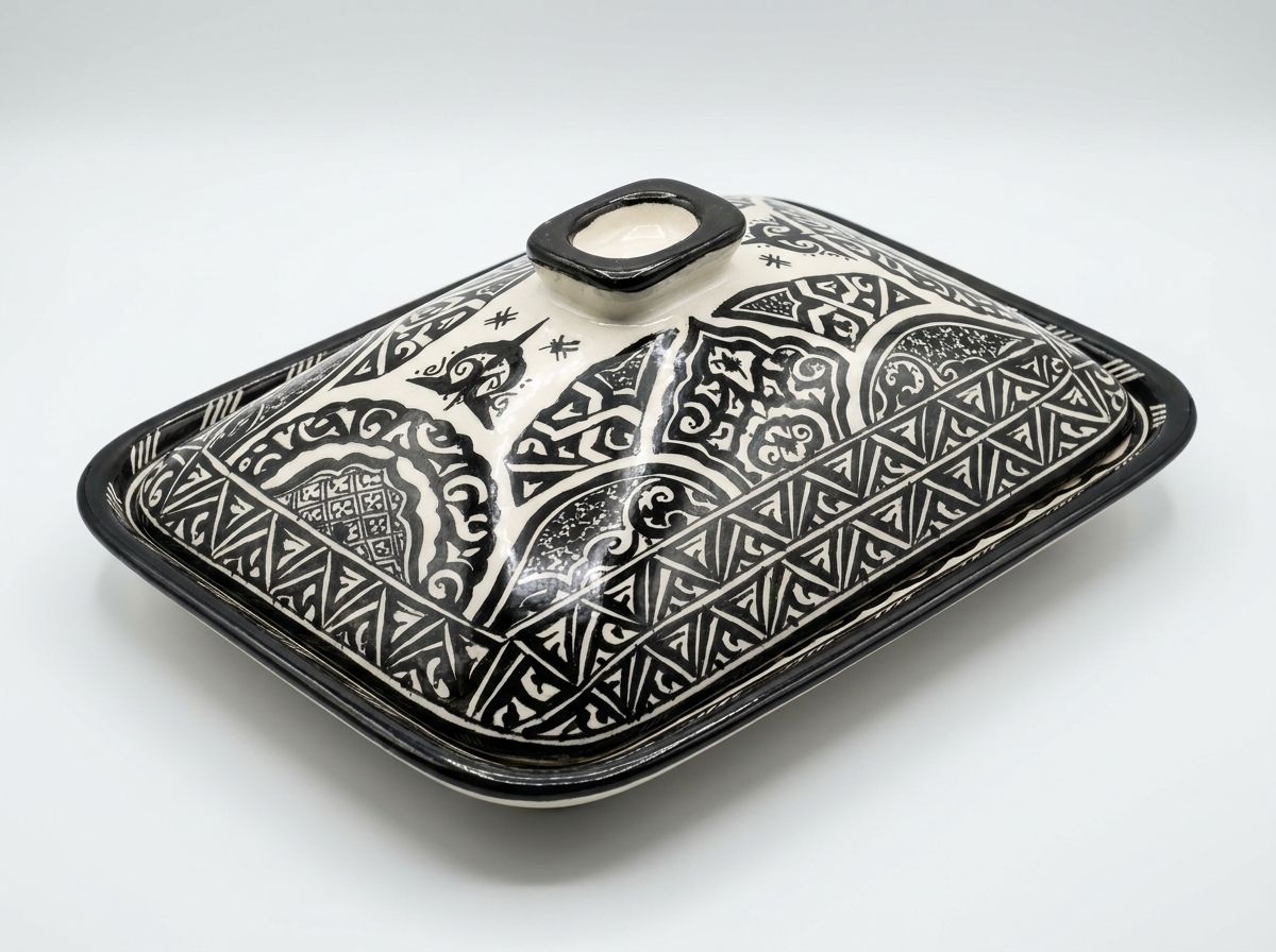 The Fassi Monochrome Lidded Server view 2