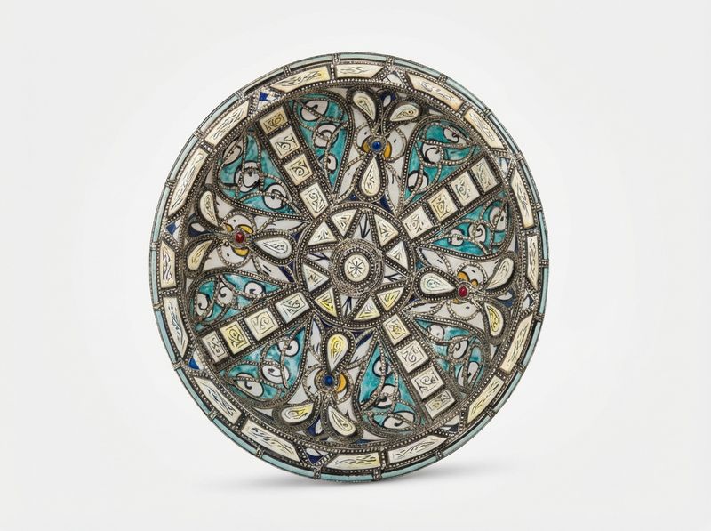 The Zahra Turquoise Filigree Wall Charger