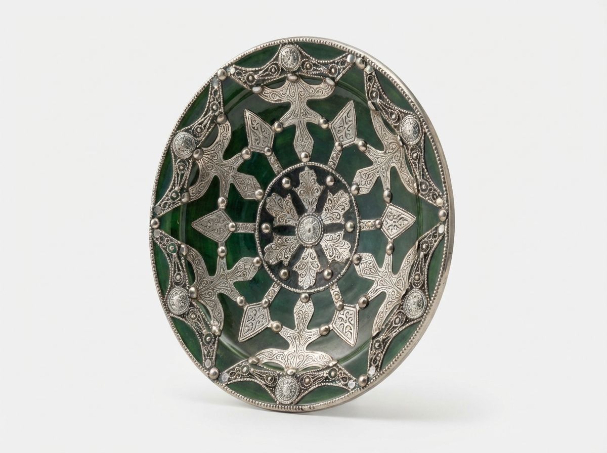 The Emerald Atlas Silver-Inlaid Charger view 3