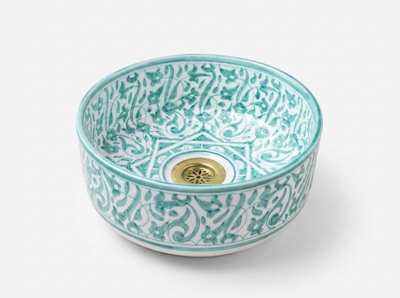 The Jardin Majorelle Ceramic Vessel Sink