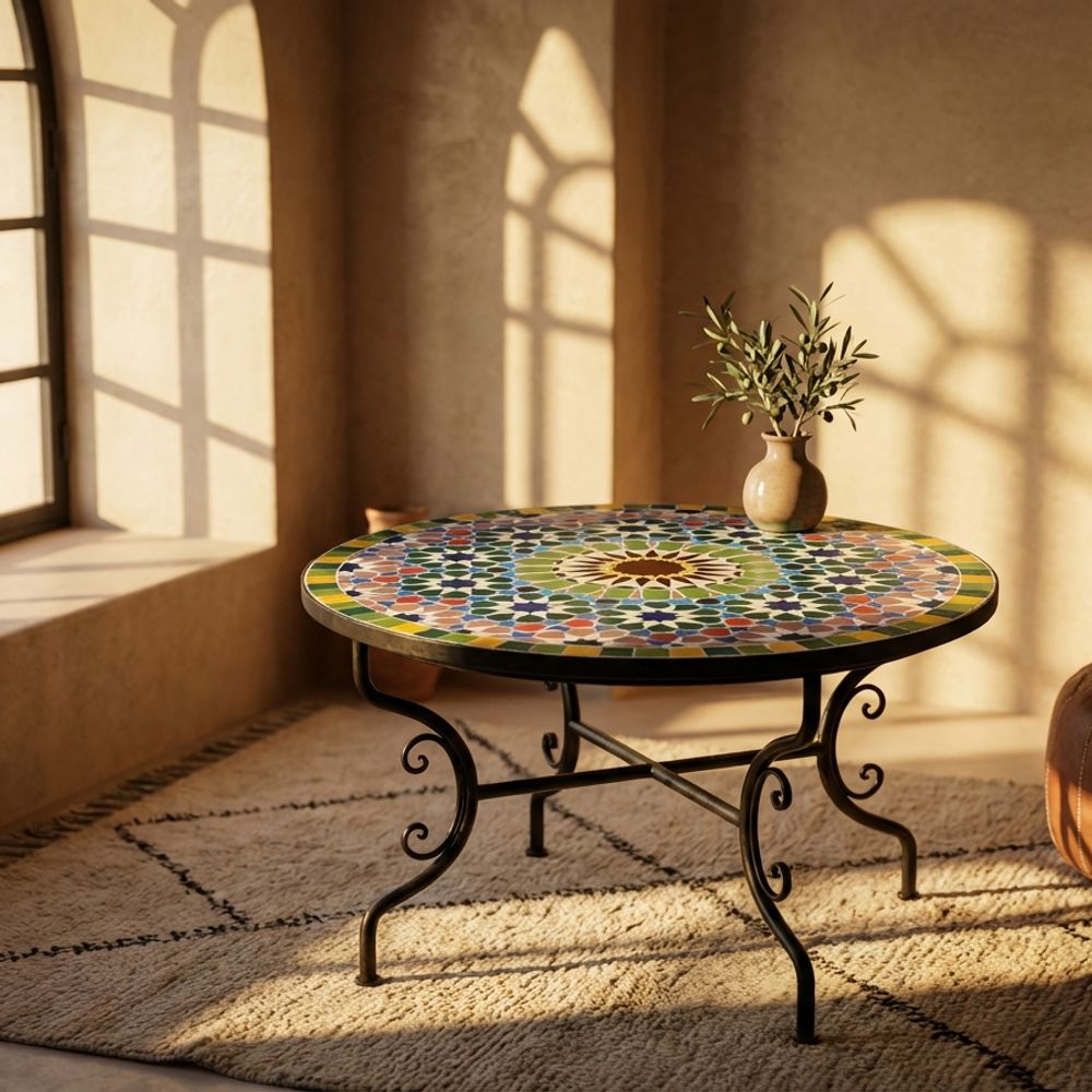 The Fez Starburst Zellige Bistro Table