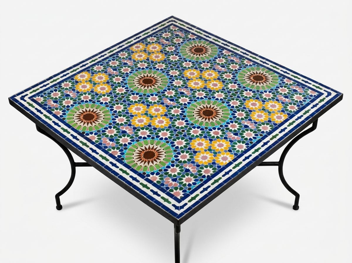 The Fez Starburst Zellige Tabletop view 2