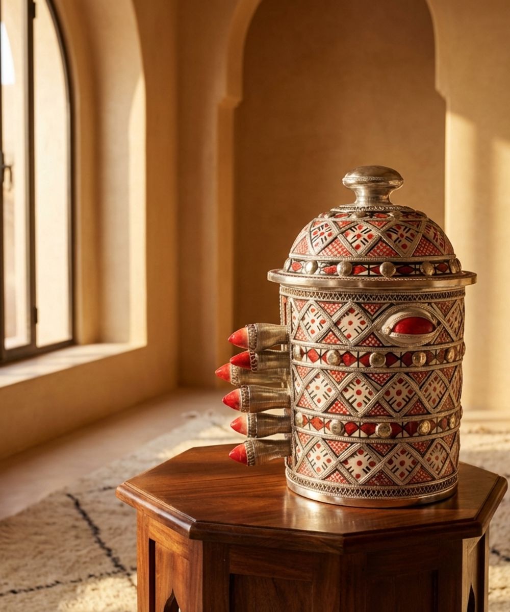 The Tiznit Crimson Sentinel Canister