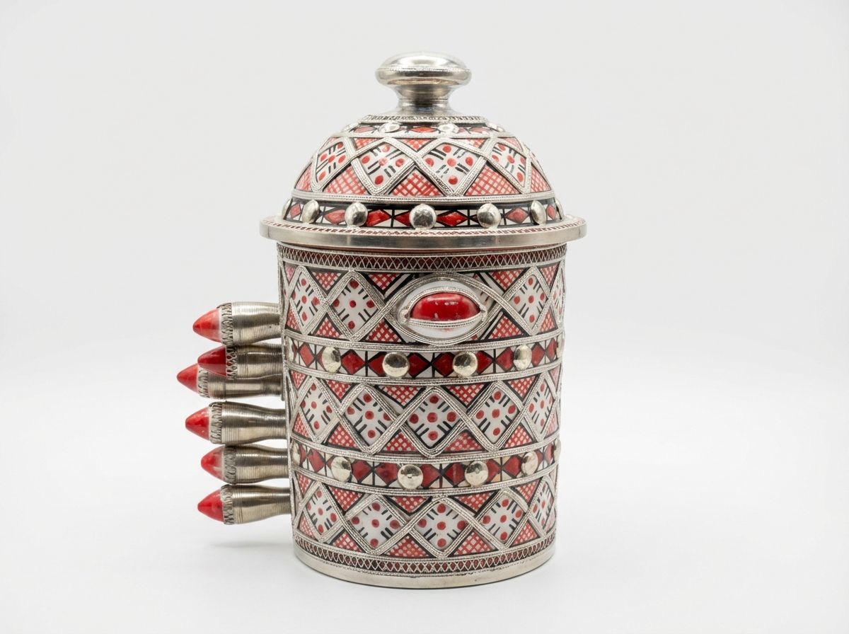 The Tiznit Crimson Sentinel Canister view 2