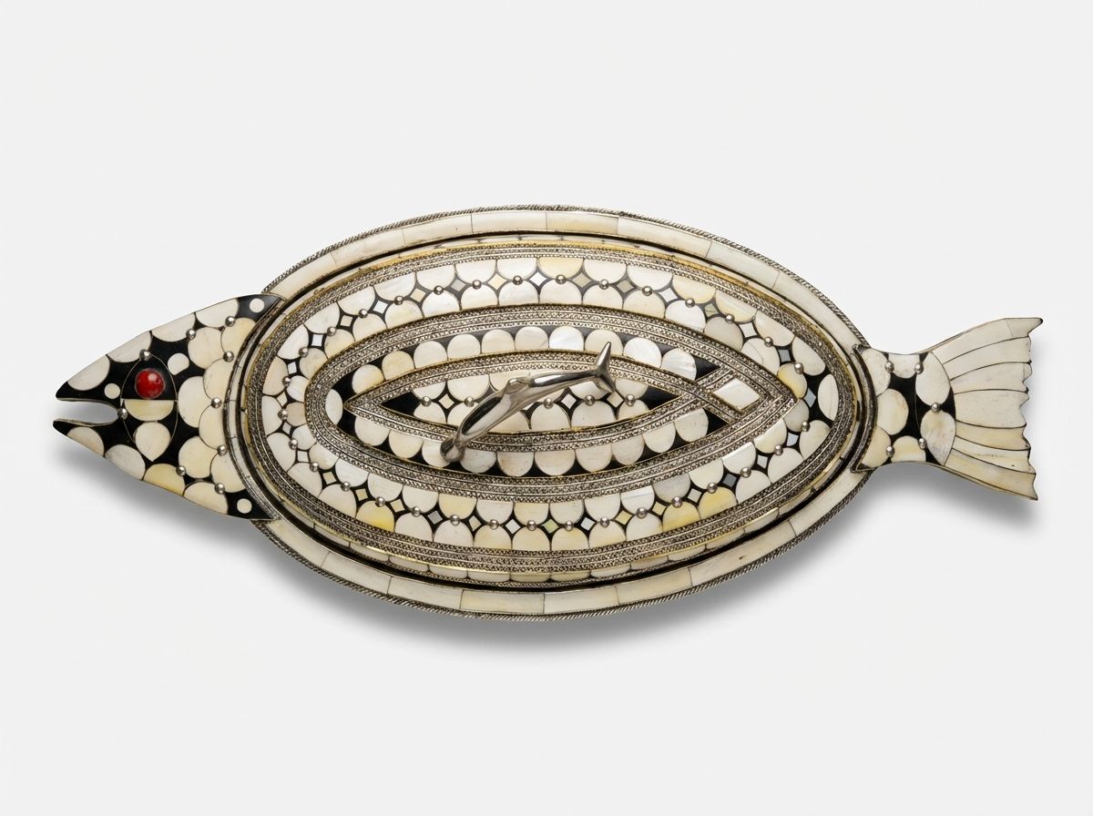 The Mogador Mosaic Fish Server view 2