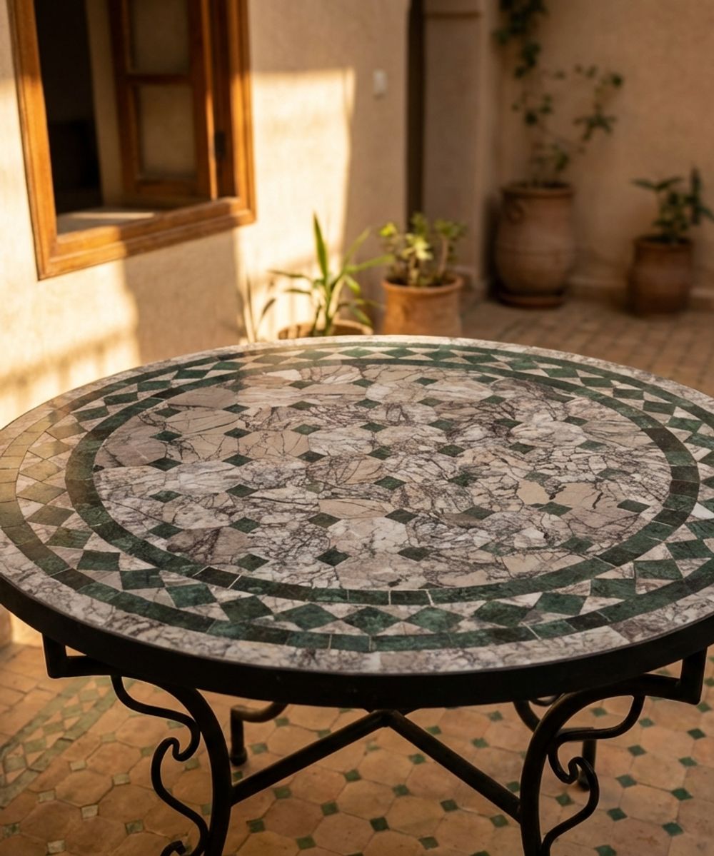 The 'Atlas Verde' Marble Tabletop