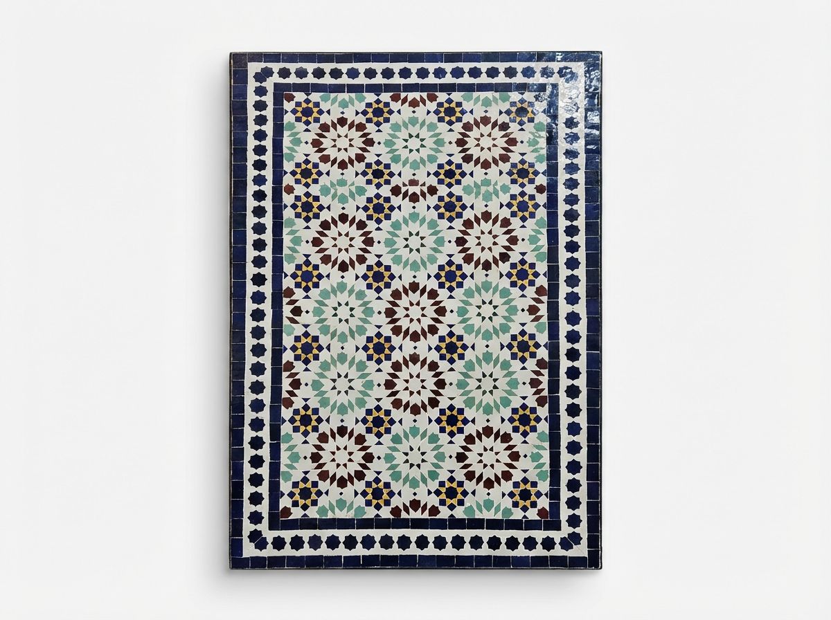 "L'Étoile de Fès" Zellige Wall Panel view 3