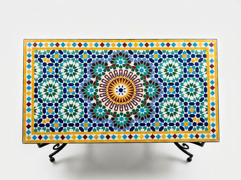 The 'Bahia' Starburst Zellige Dining Surface
