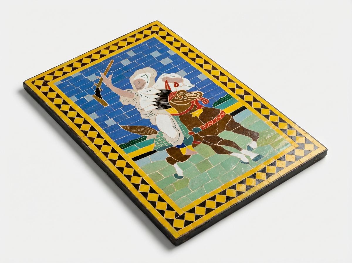 The Fantasia Cavalier: Zellige Mosaic Wall Panel view 3