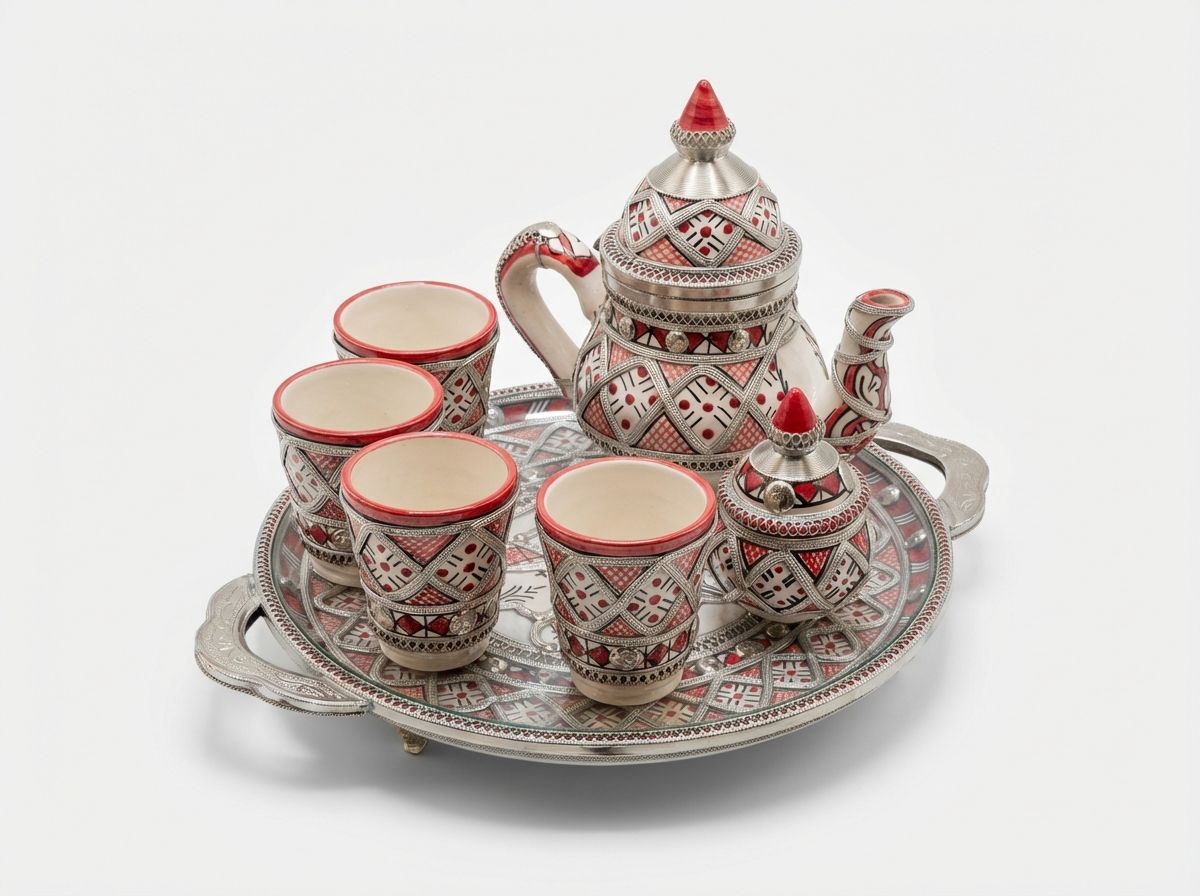 The 'Fassi' Filigree & Enamel Royal Tea Service view 3