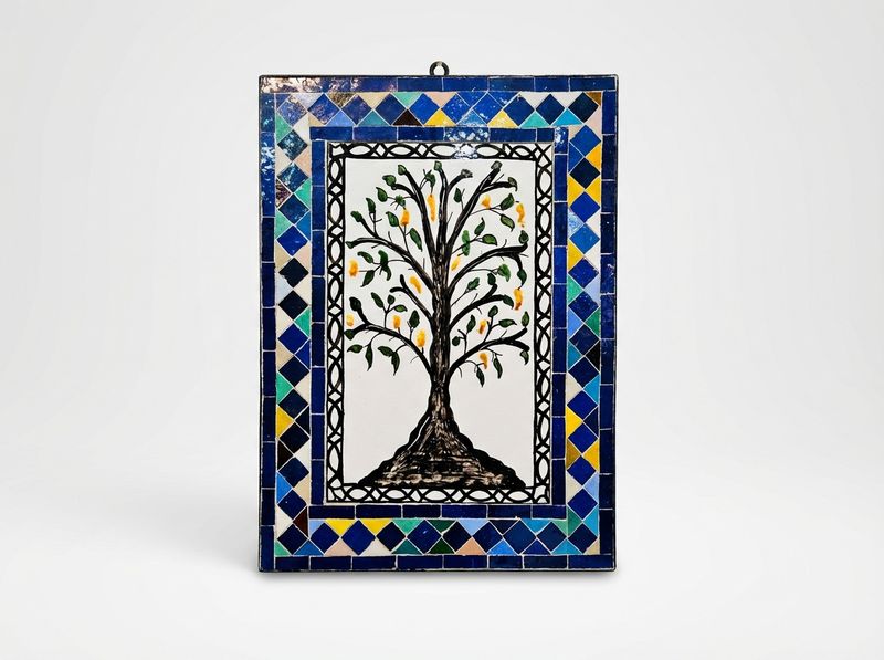 Jardin de Fes: The Zellige Tree of Life Panel