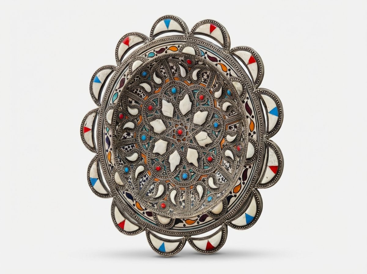 The Meknes Royal Starburst Charger view 3