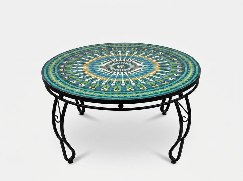 Fez Oasis Zellige Mosaic Table