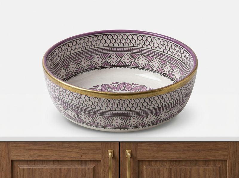 Amethyst & Gold Fassi Vessel Sink