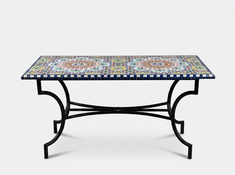 The 'Zahra' Twin Star Zellige Console Top