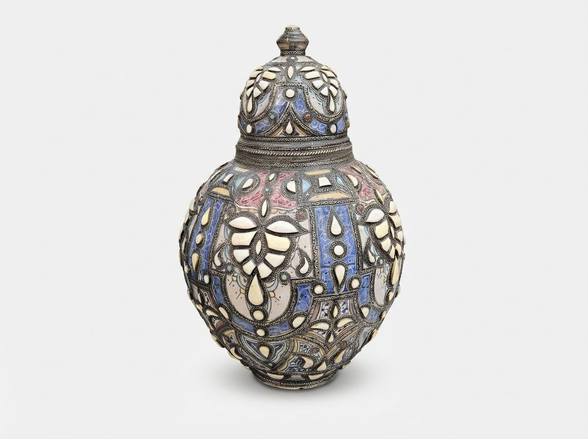 The Andalusian Legacy Lidded Urn view 3