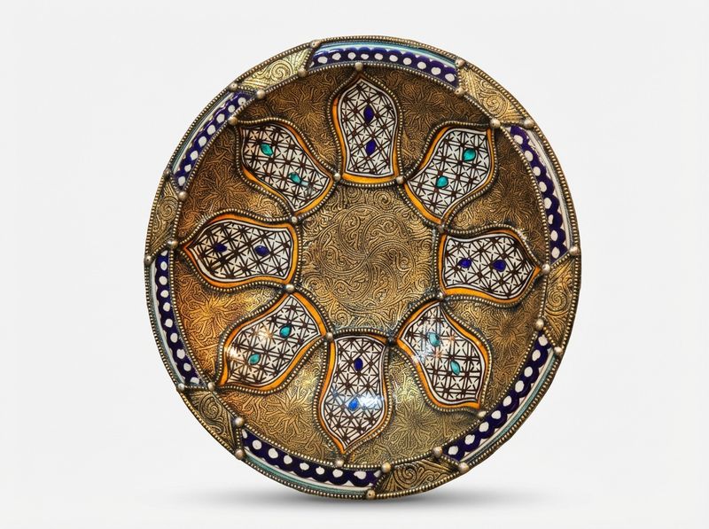 The Golden Arabesque Charger of Safi