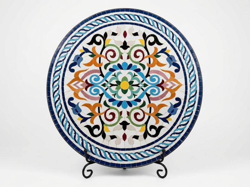Soleil de Fès Zellige Mosaic Bistro Table