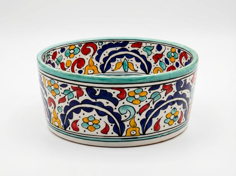 The Zahra Andalusian Ceramic Washbasin