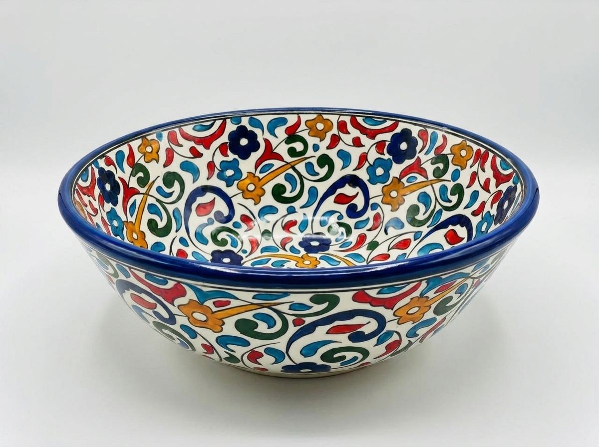 The Zahra Andalusian Garden Vessel Sink main view