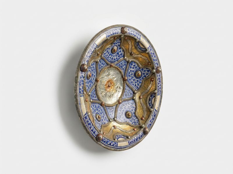 The Golden Lattice: Fez Filigree & Ceramic Bowl