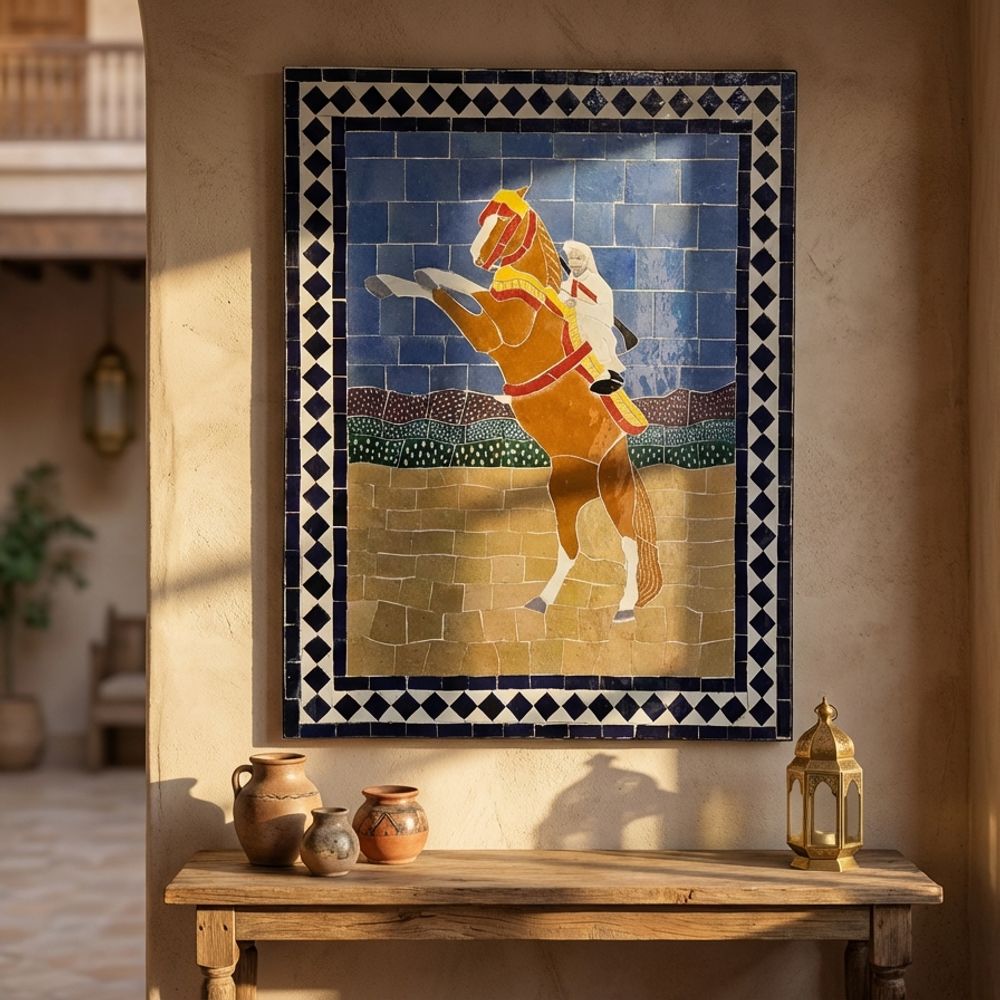 The Fantasia Cavalier Zellige Panel