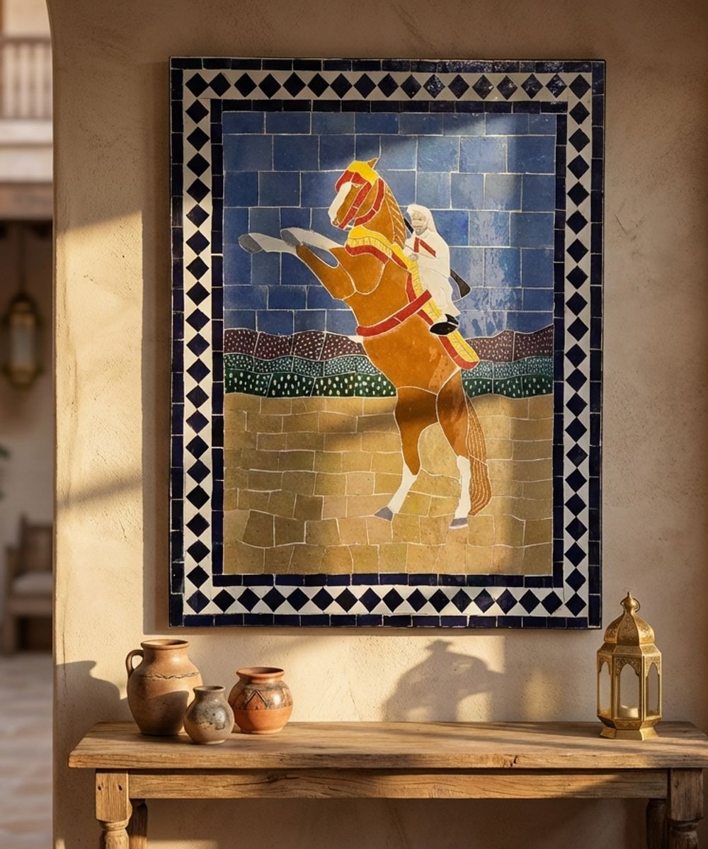 The Fantasia Cavalier Zellige Panel