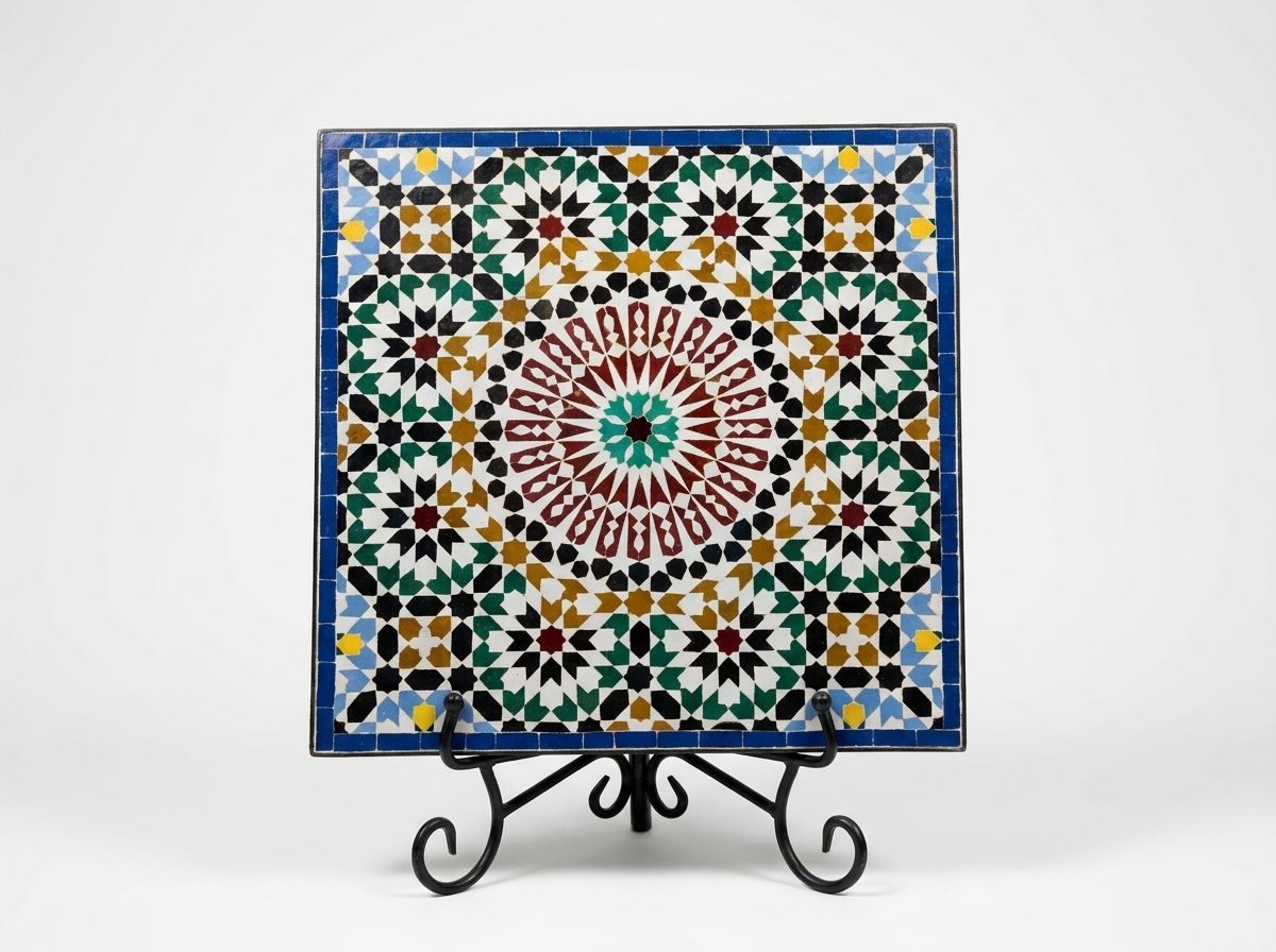 The Fes Starburst Zellige Mosaic Table main view