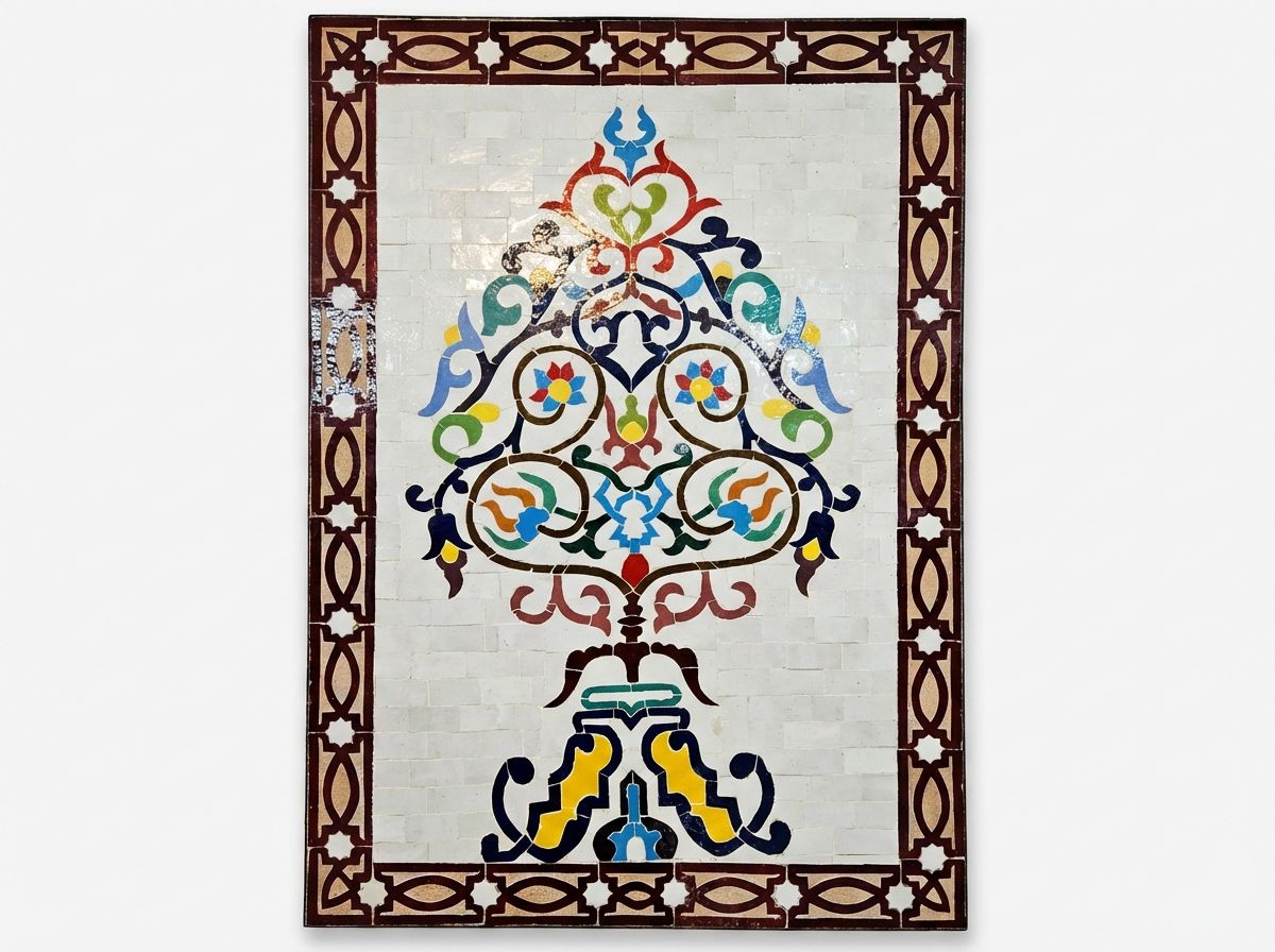 The Andalusian Garden: Zellige Tile Tableau view 2