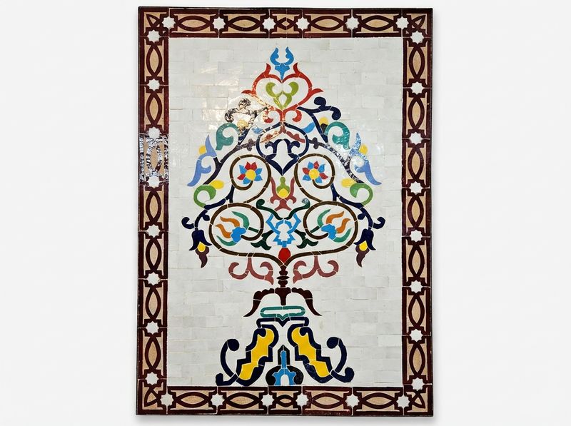 The Andalusian Garden: Zellige Tile Tableau