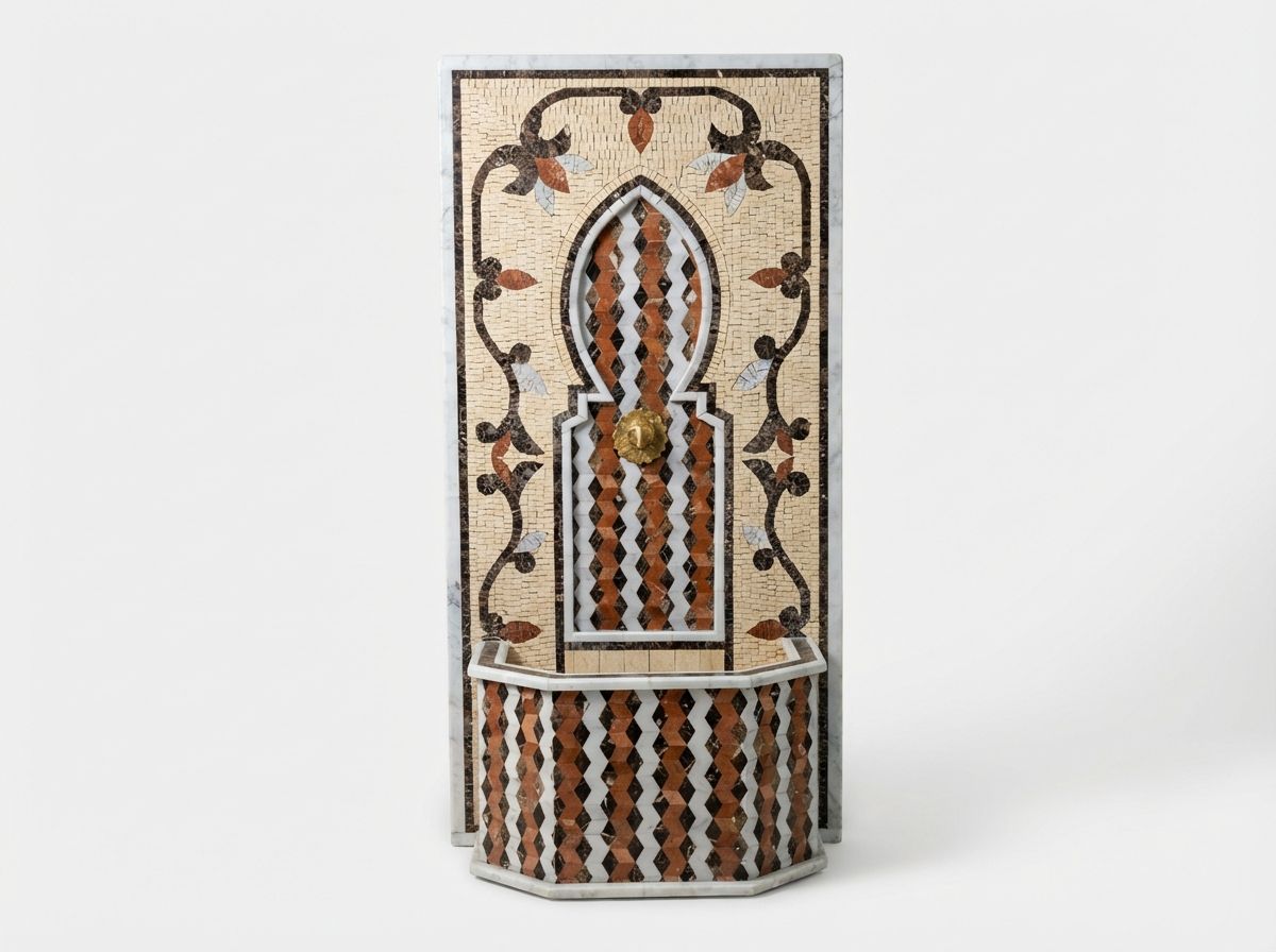 The Andalusian Garden Zellige Fountain view 2