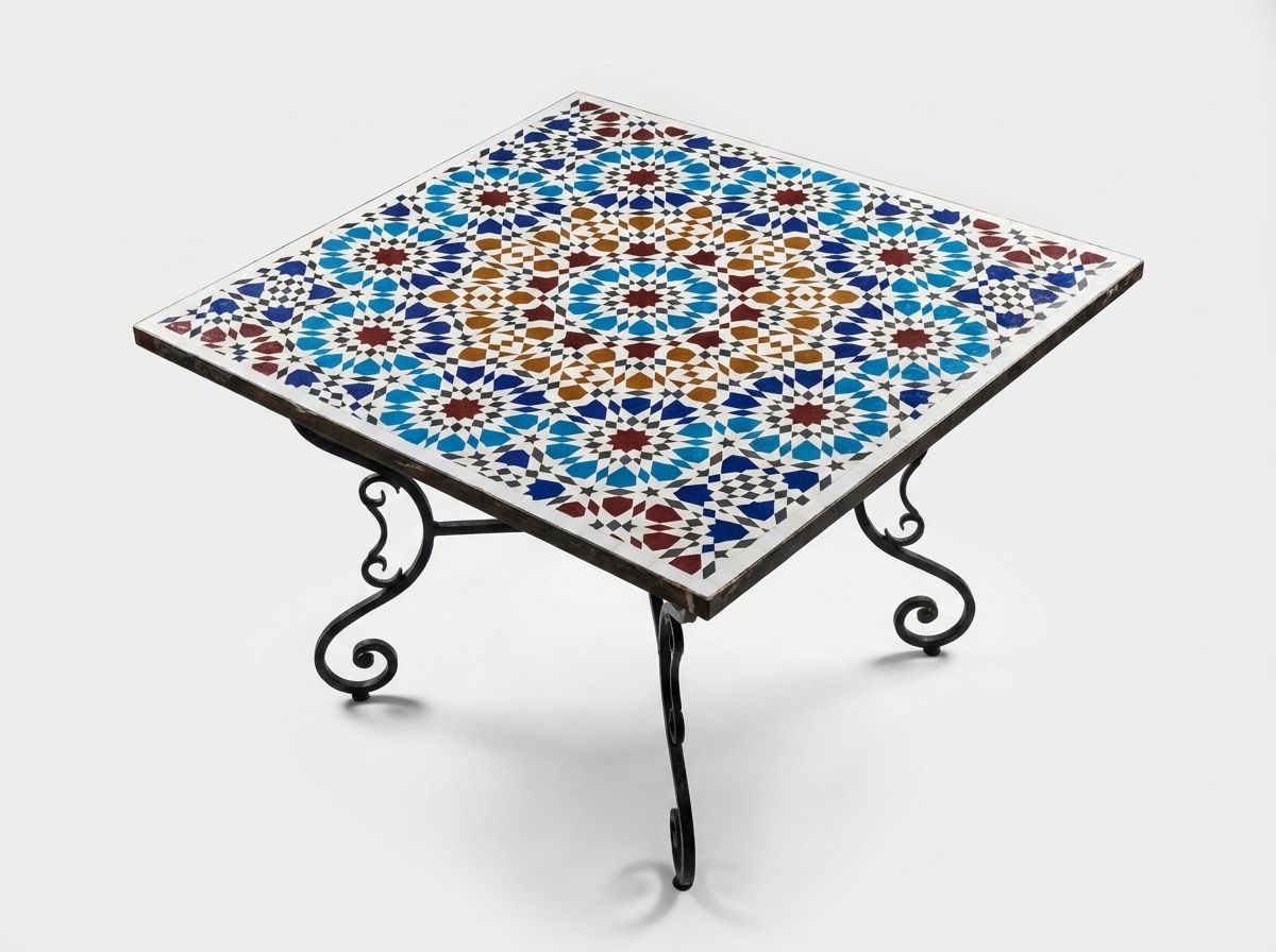 The Andalusian Star Zellige Table view 2