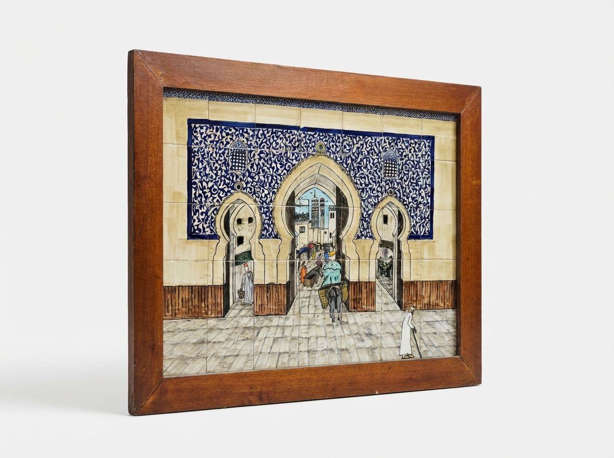 Bab al-Medina: The Blue Gate Ceramic Tableau view 3