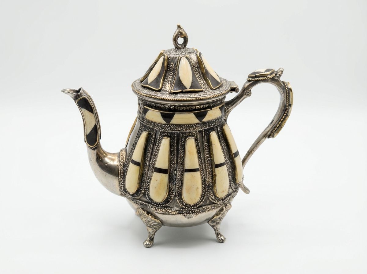 The Royal Atlas Inlay Teapot view 3