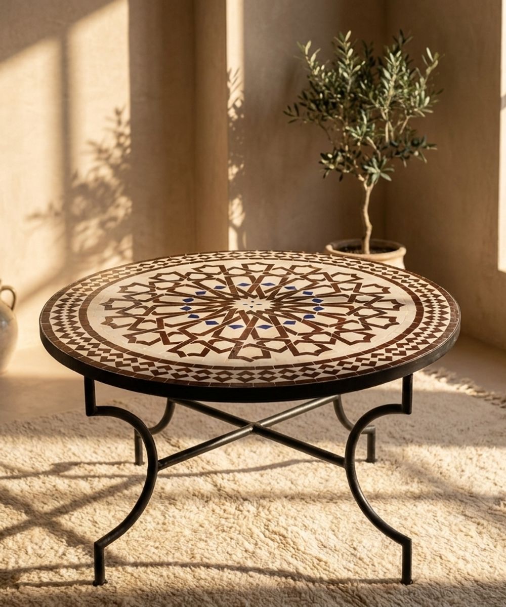 The Fes Starburst Zellige Table Top