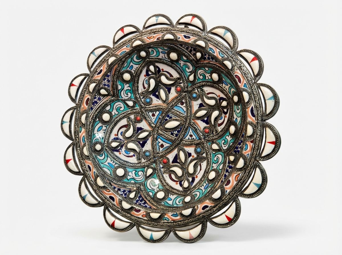 The Safi Starburst Filigree Platter view 2